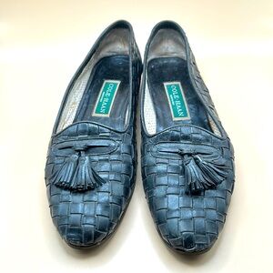 Cole Haan Country Fringe Tassel Leather Loafers